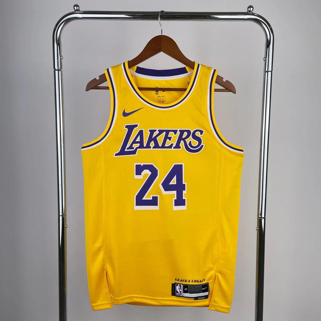 גופיית NBA קובי בראיינט צהובה בלוס אנג׳לס לייקרס