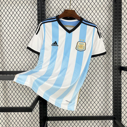 2014 חולצת כדורגל רטרו נבחרת ארגנטינה בית 