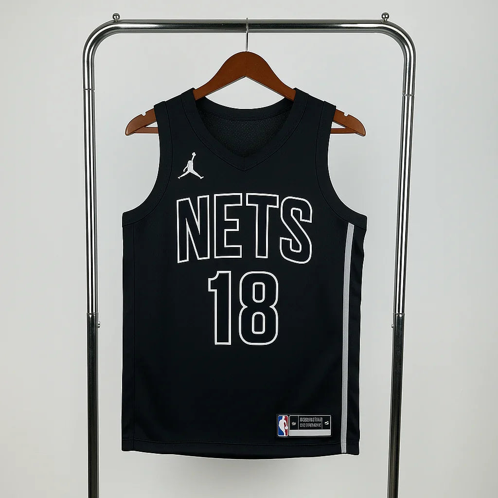 גופיית NBA דני וולף שחורה בברוקלין נטס