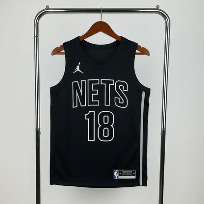 גופיית NBA דני וולף שחורה בברוקלין נטס