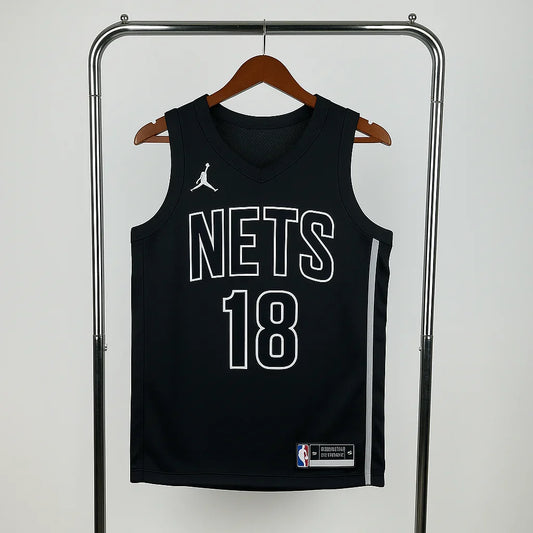 גופיית NBA דני וולף שחורה בברוקלין נטס