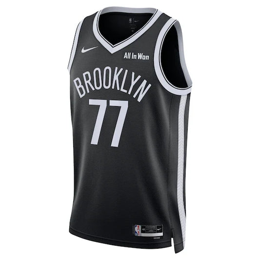 גופיית NBA בן שרף שחורה בברוקלין נטס
