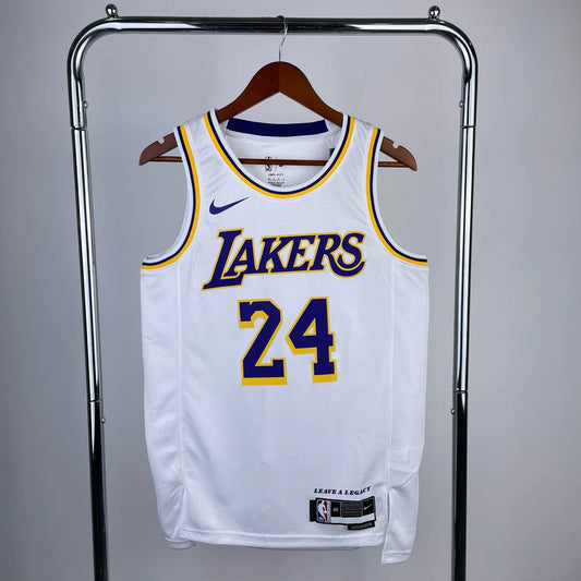 גופיית NBA קובי בראיינט לבנה בלוס אנג׳לס לייקרס
