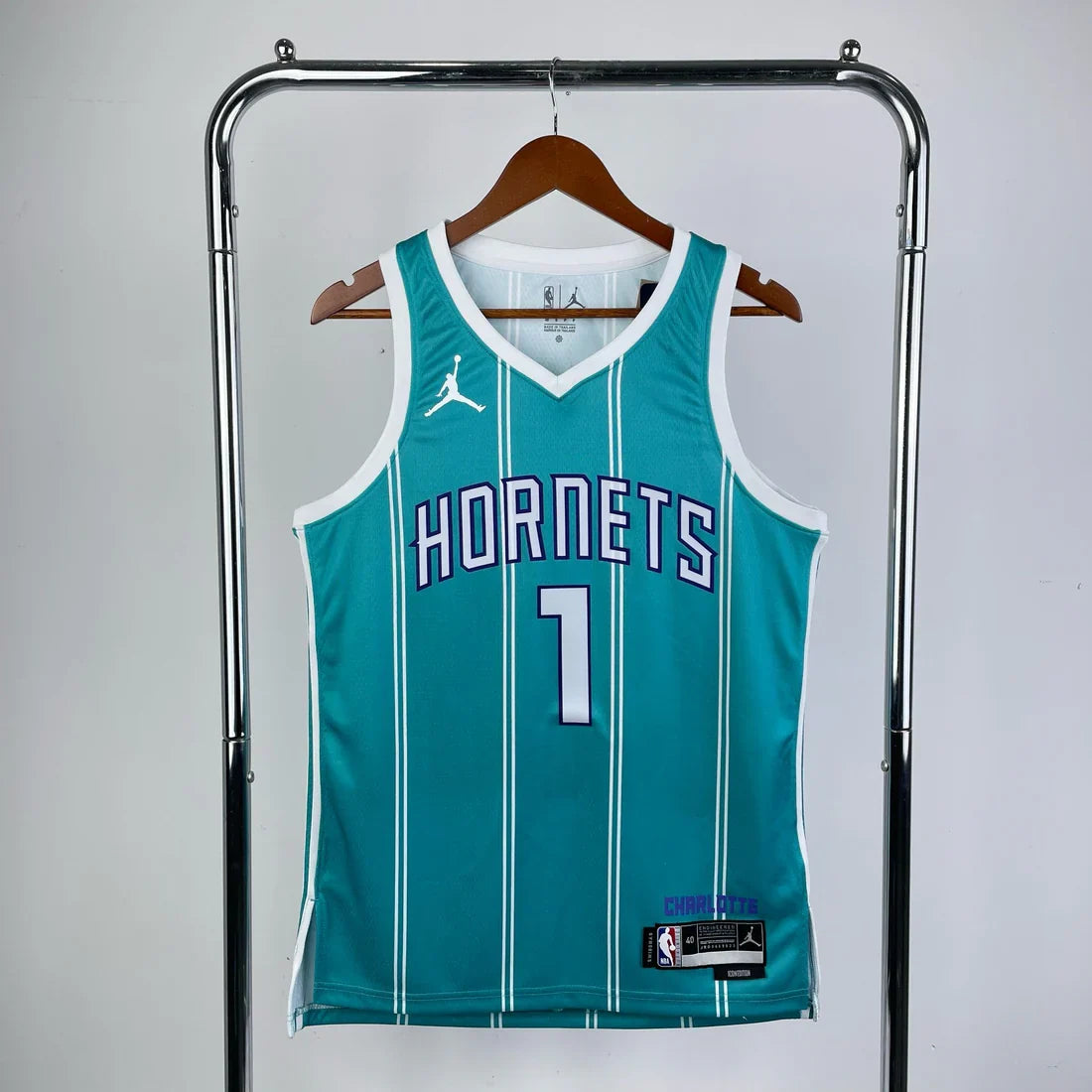 גופיית NBA לאמלו בול תכלת שארלוט הורנטס