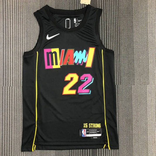 גופיית NBA ג'ימי באטלר שחורה מיאמי היט